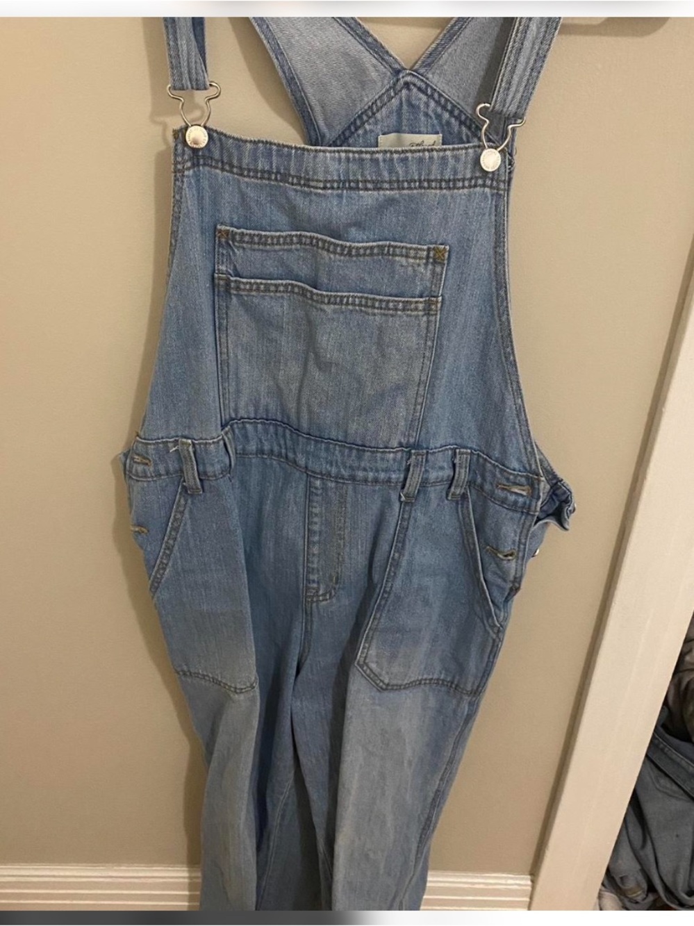 Universal Thread Light Blue Denim Overalls